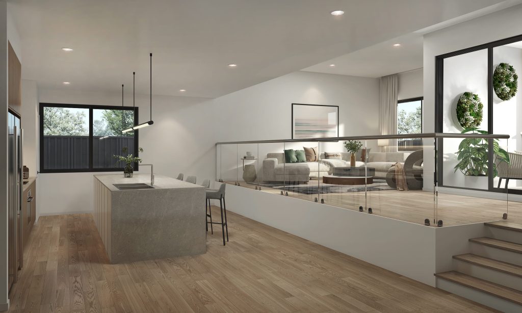 3 – 58 pennant street_Ground floor living Kitchen_New